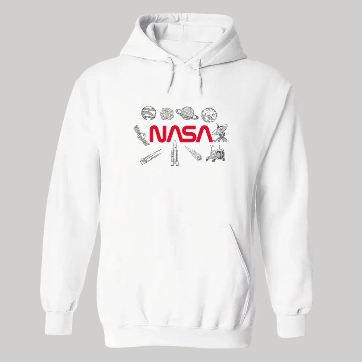 Sudadera Hombre Hoodie Nasa Espacio