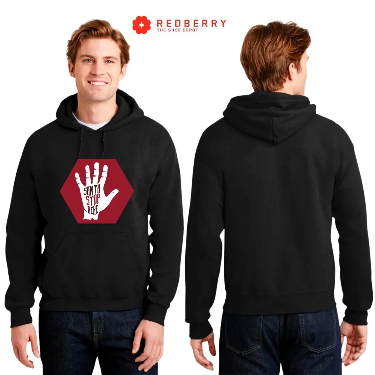 Sudadera Navideña Hombre Deportiva Hoodie 028