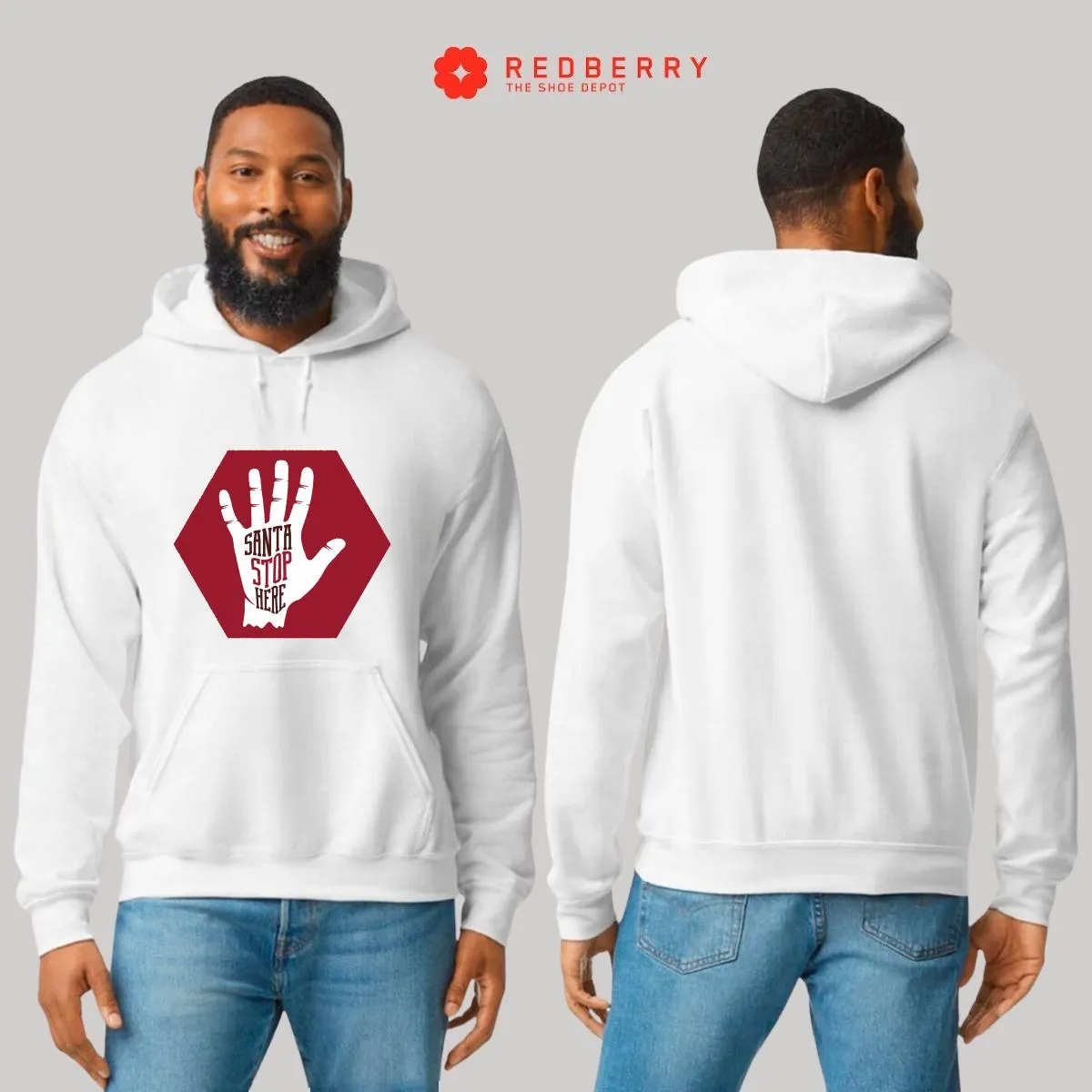 Sudadera Navideña Hombre Deportiva Hoodie 028
