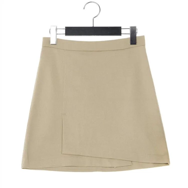 Summer Women Skirts High Waist Casual Irregular Package Hip Fashionable Skirt