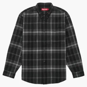 Supreme Plaid Flannel Shirt (fw23) Black