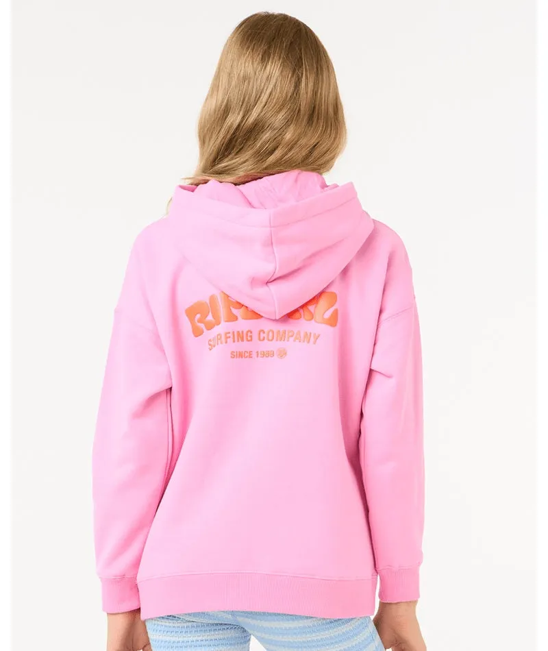 Surf Puff Hood - Hot Pink