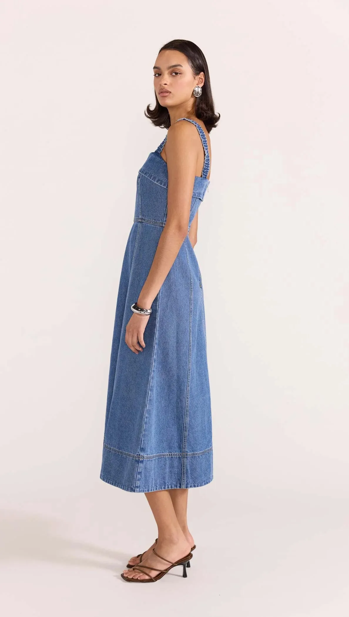 Tate Denim Midi Dress