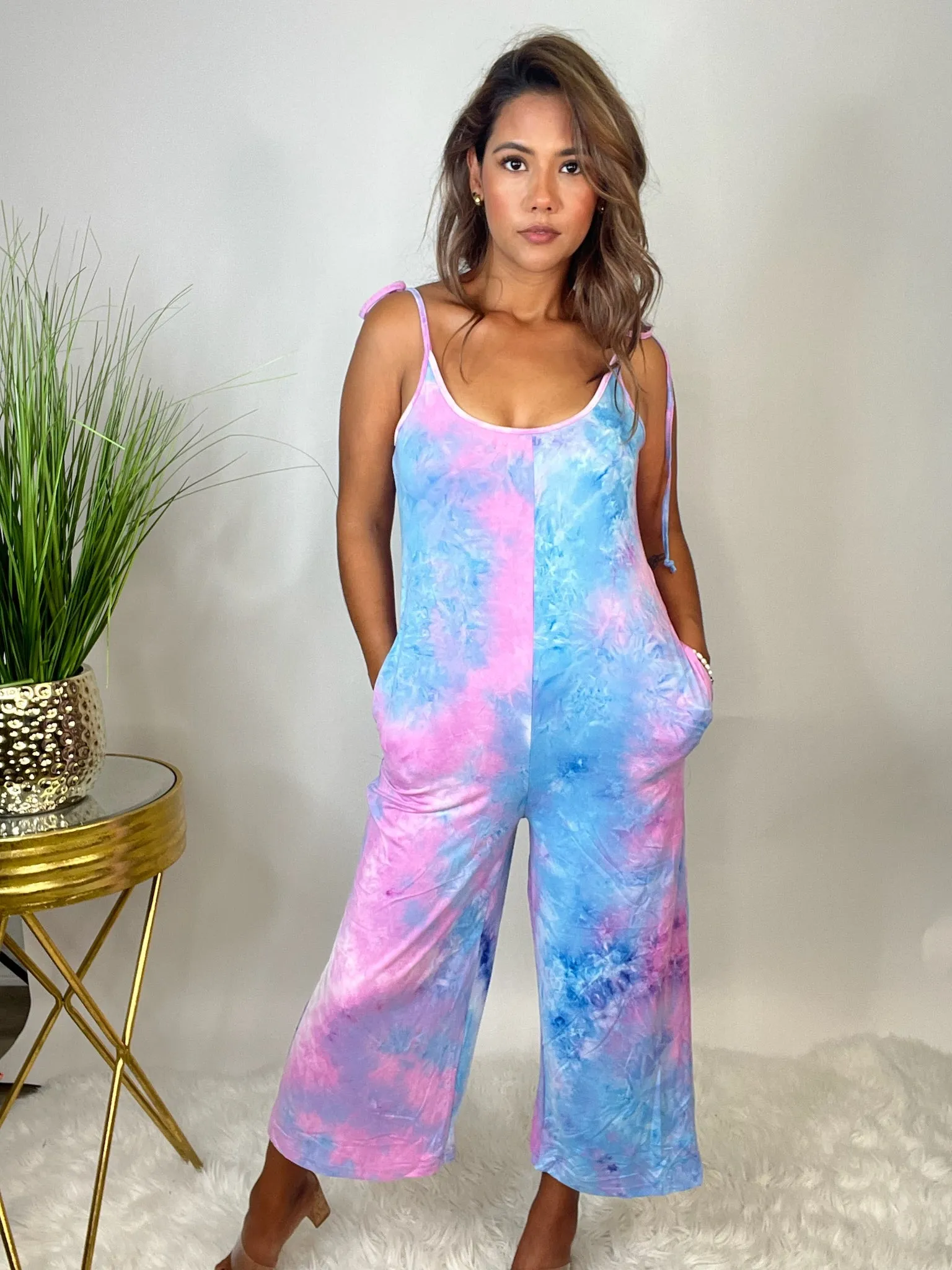 The Candy Wide Leg Jumpsuit