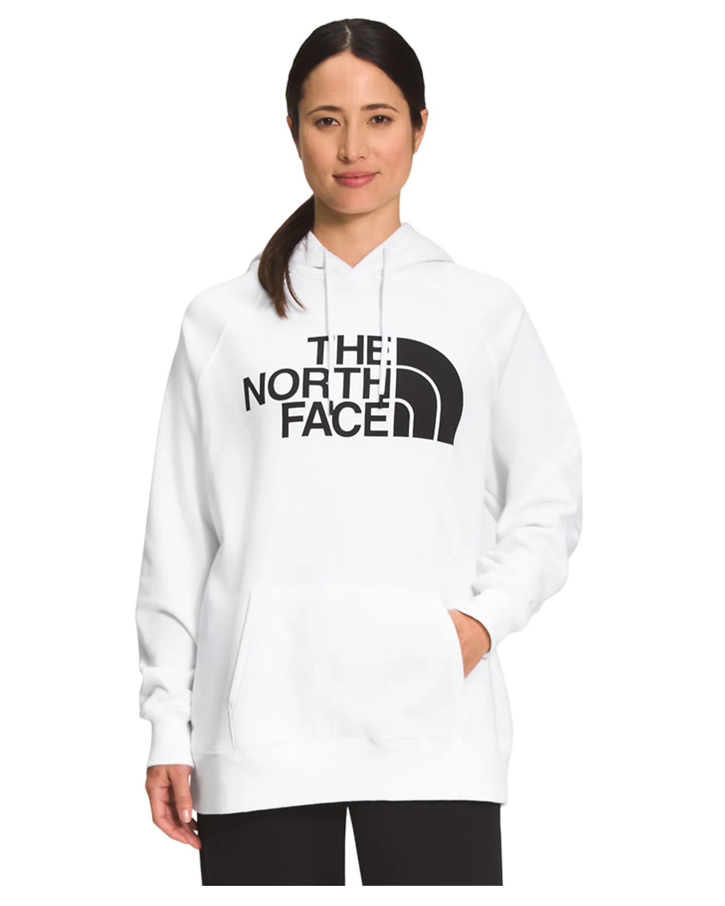 The North Face Women's Half Dome Pullover Hoodie - TNF White / TNF Black