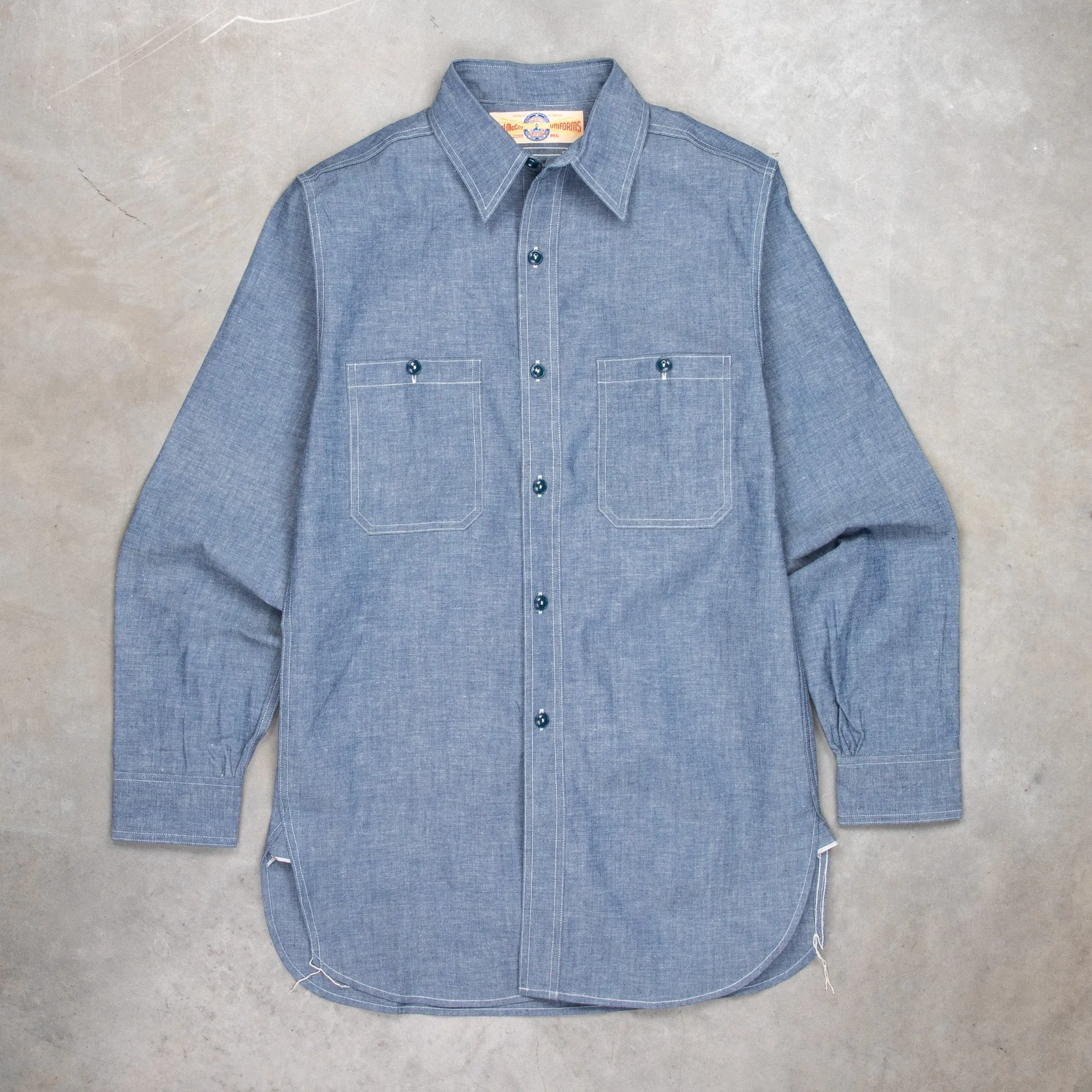 The Real McCoy's US Navy Shirt Chambray