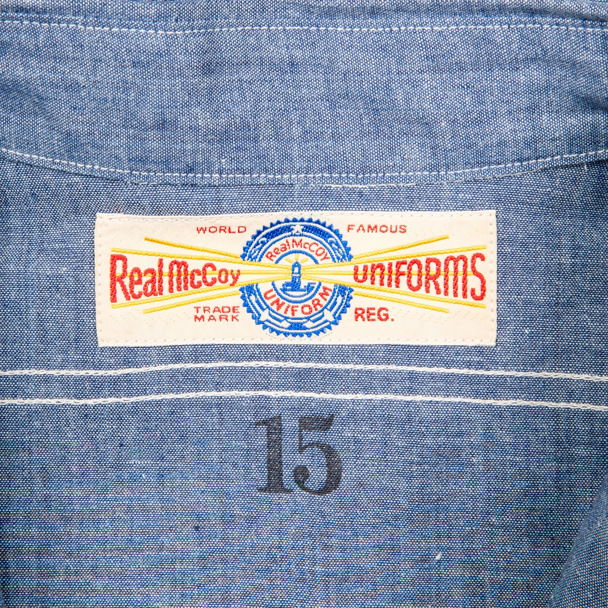 The Real McCoy's US Navy Shirt Chambray