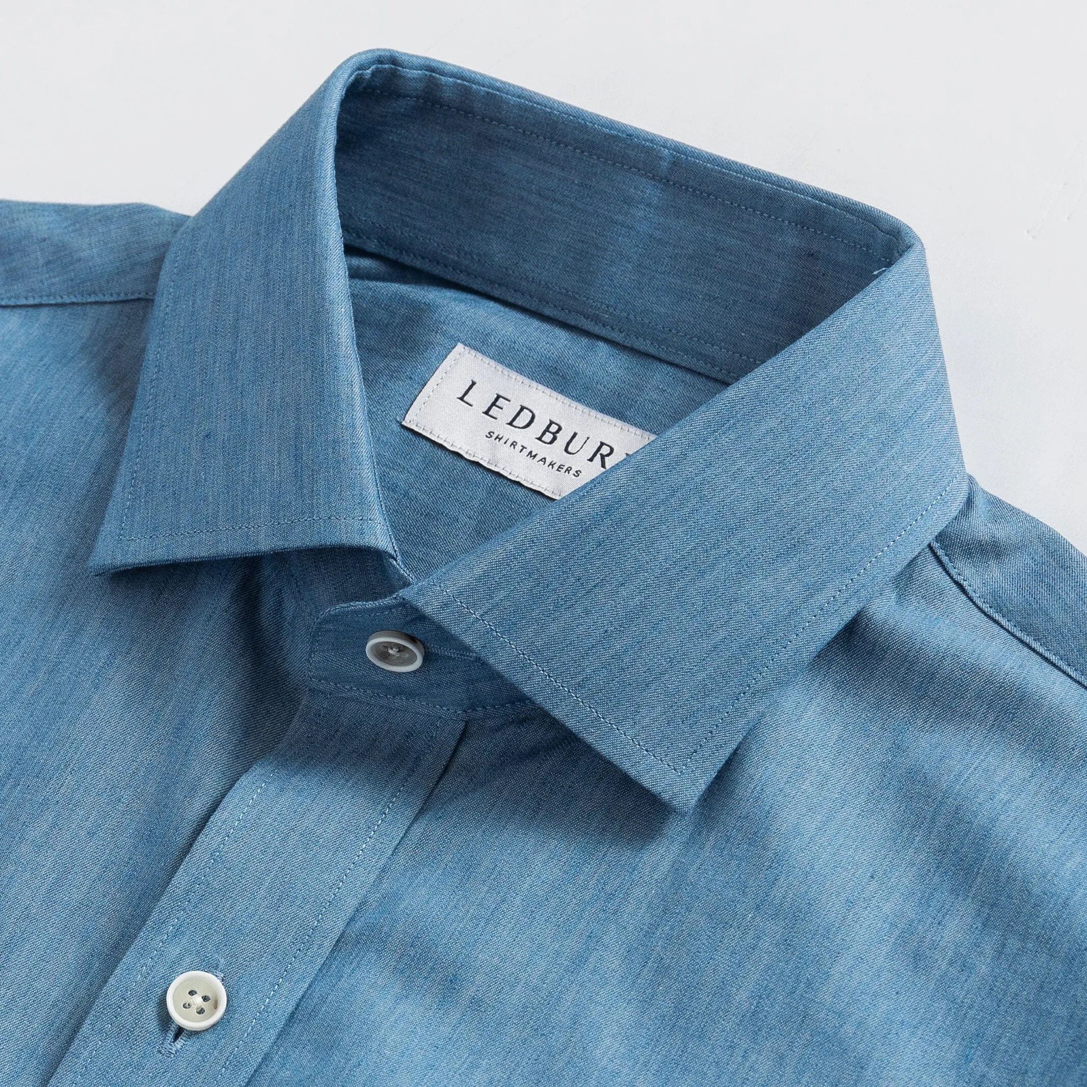 The Washed Blue Nelson Chambray Custom Shirt