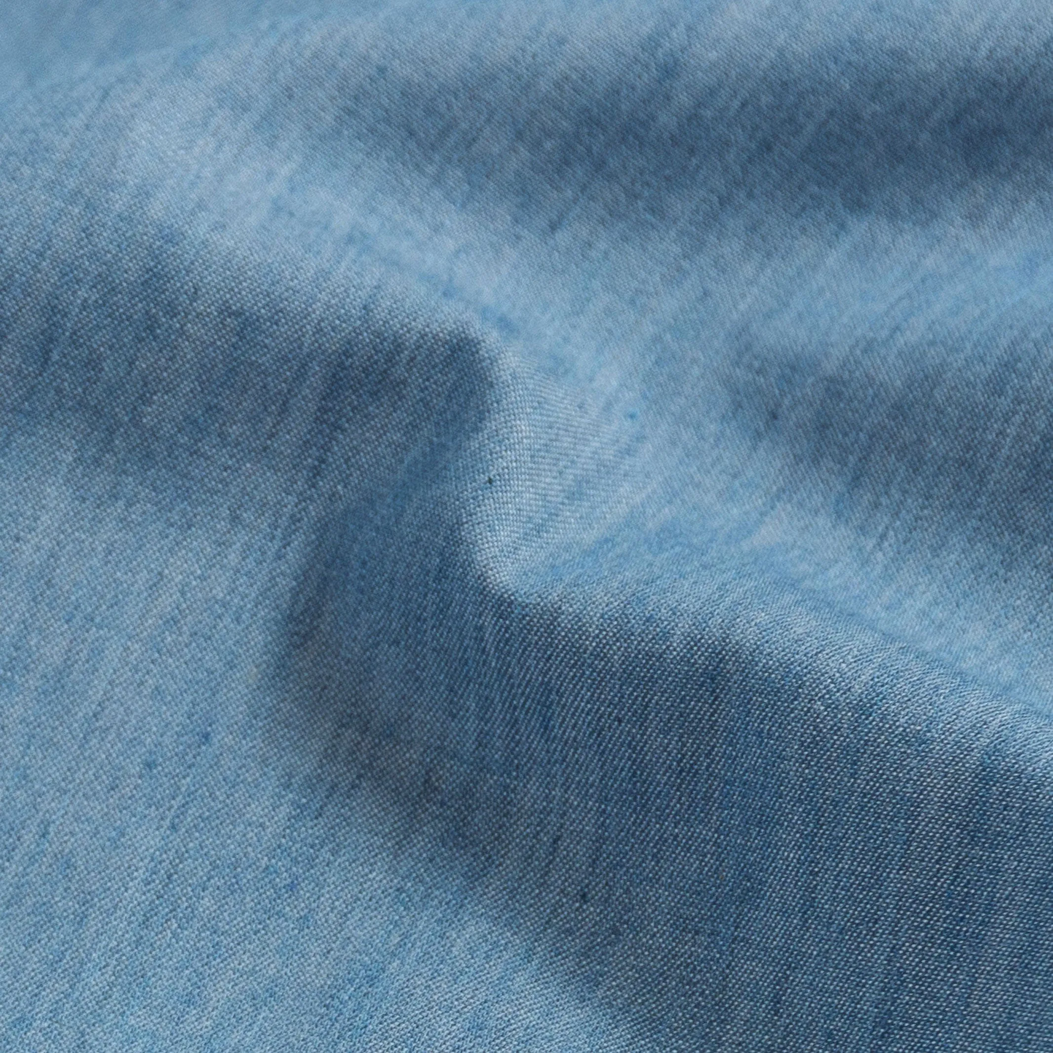The Washed Blue Nelson Chambray Custom Shirt
