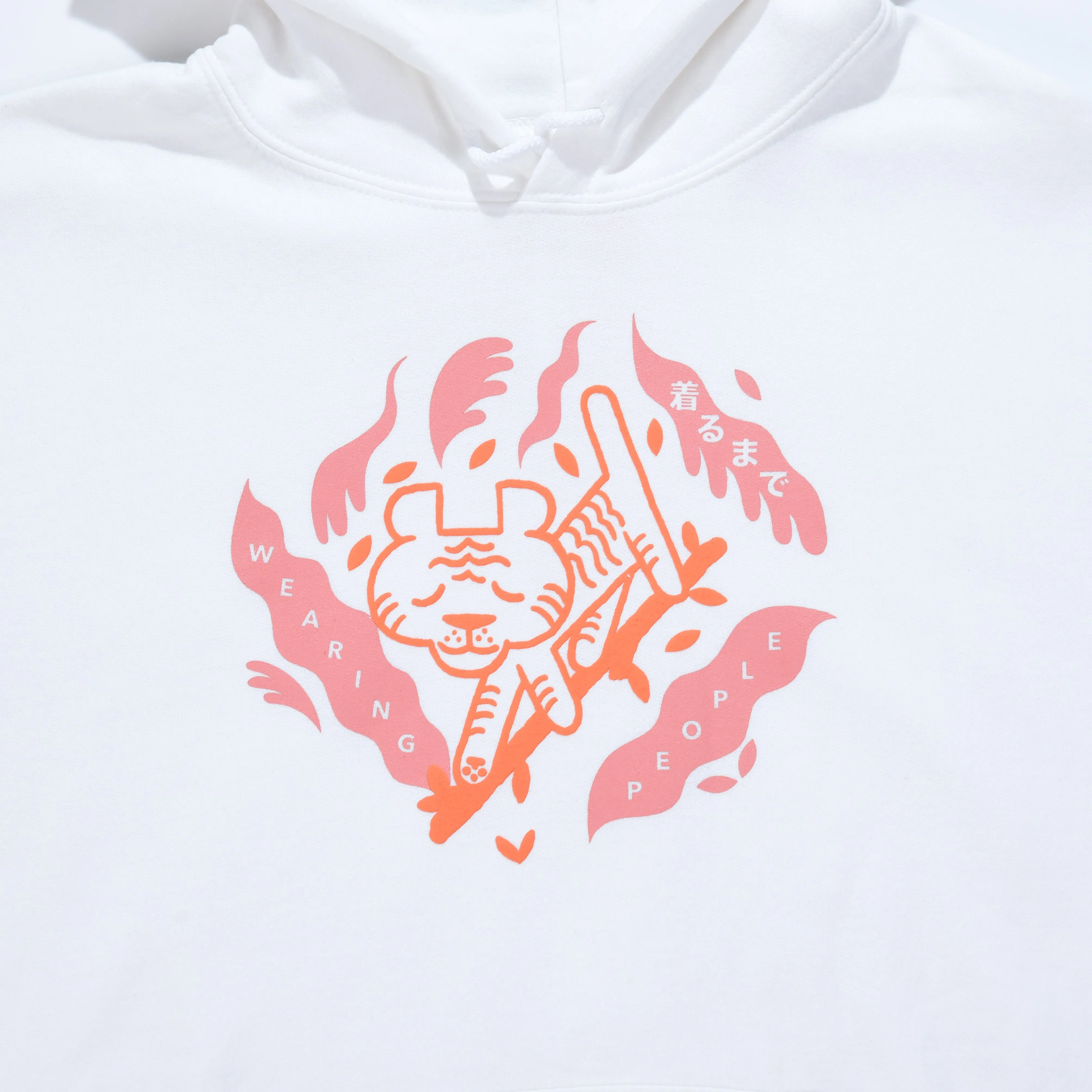 Tigera Sweatshirt Hoodie White