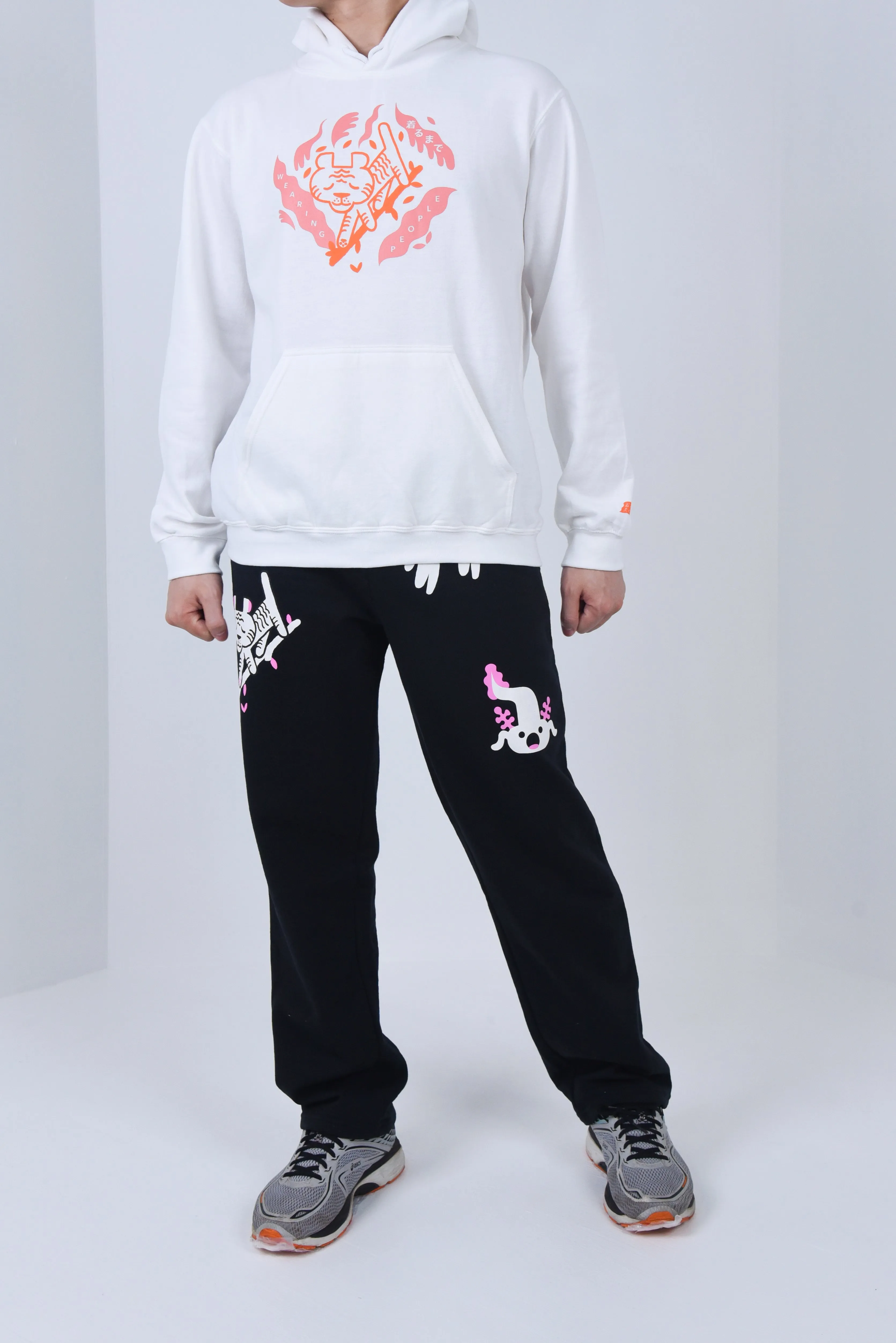 Tigera Sweatshirt Hoodie White