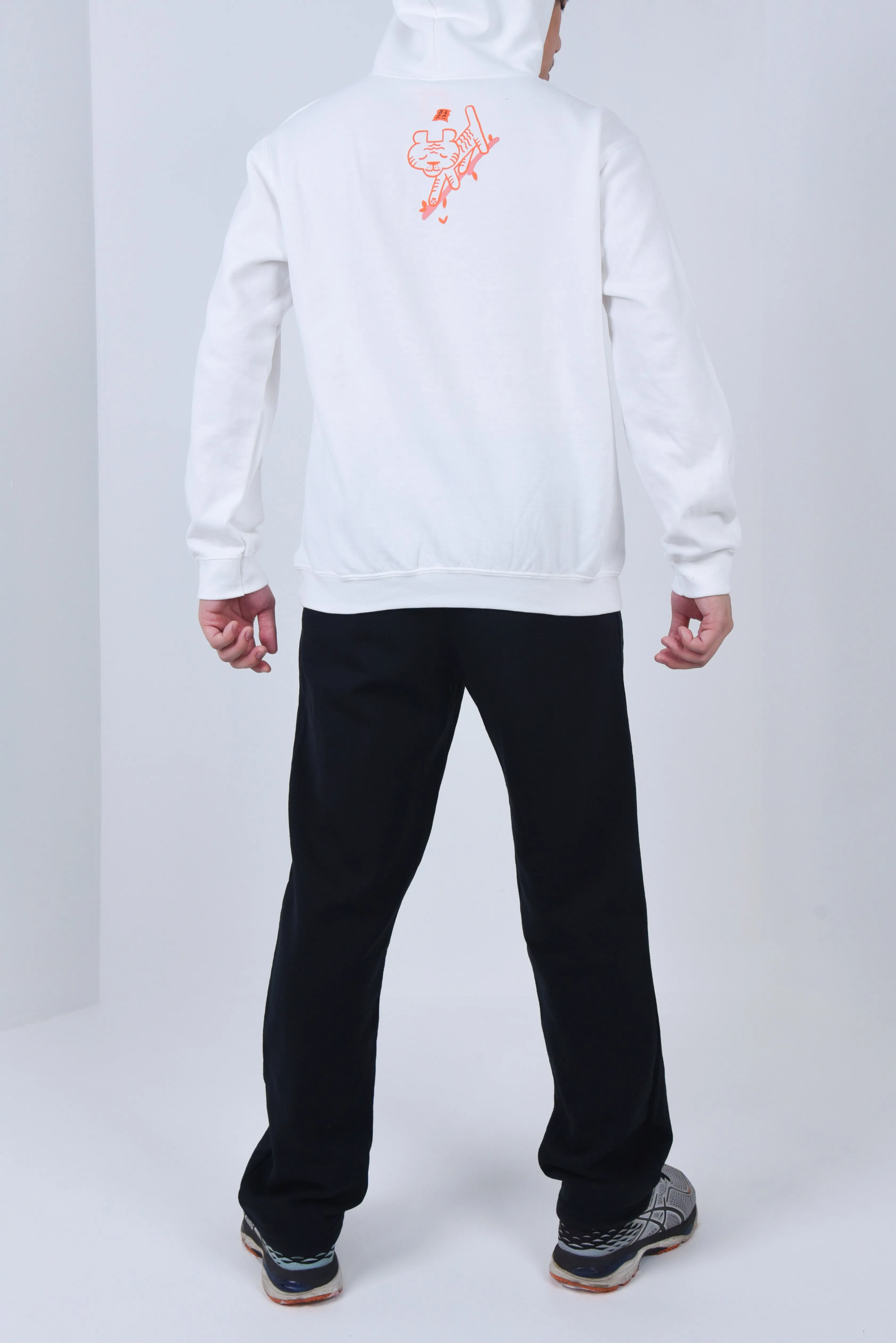 Tigera Sweatshirt Hoodie White