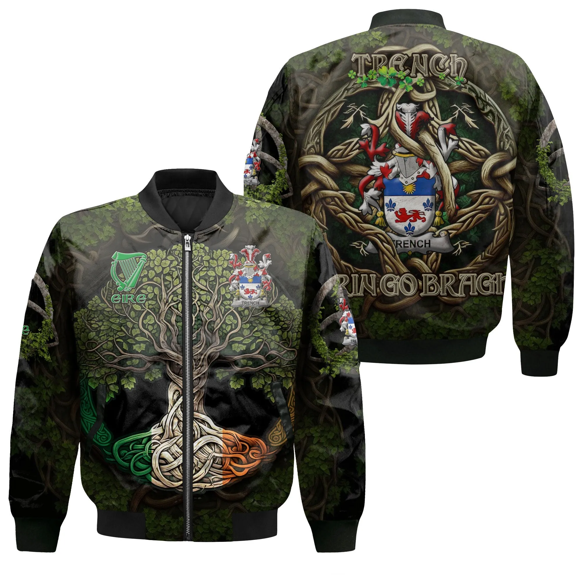 Trench Bomber Jackets Ireland Is My Root Style
