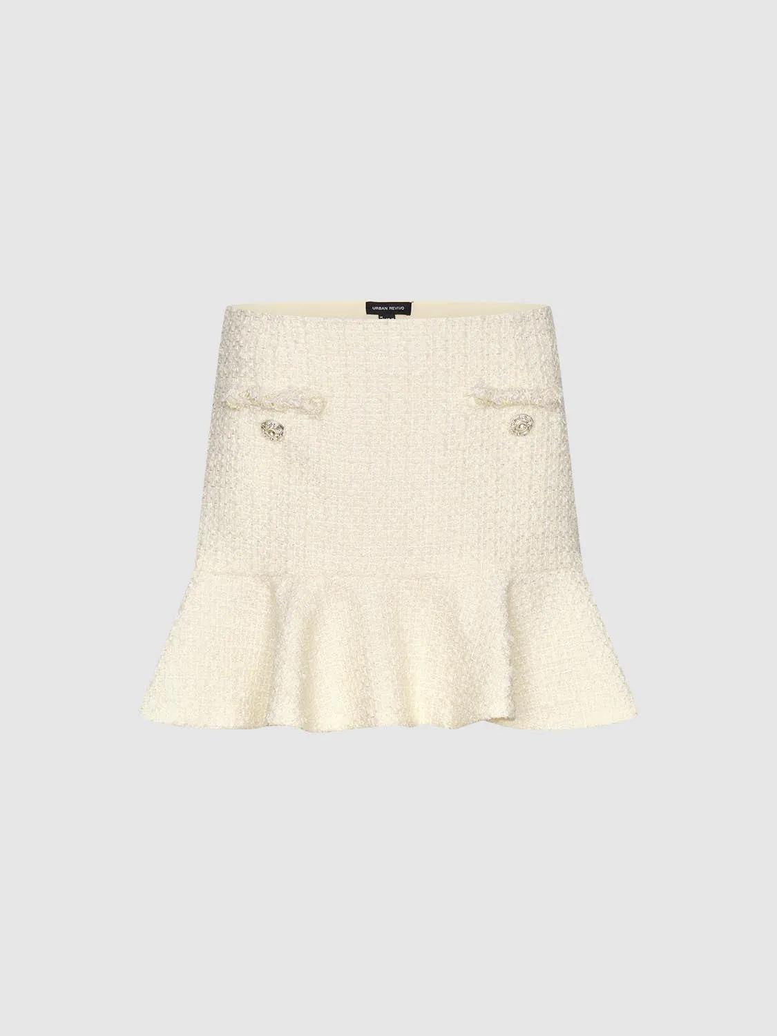 Tweed Mini A-Line Skirts