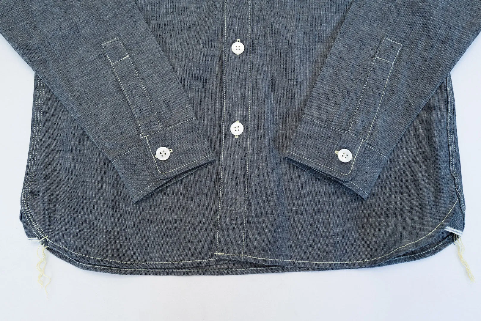 Unique Garment 9oz 'Stanley' Selvage Chambray Work Shirt (Indigo)