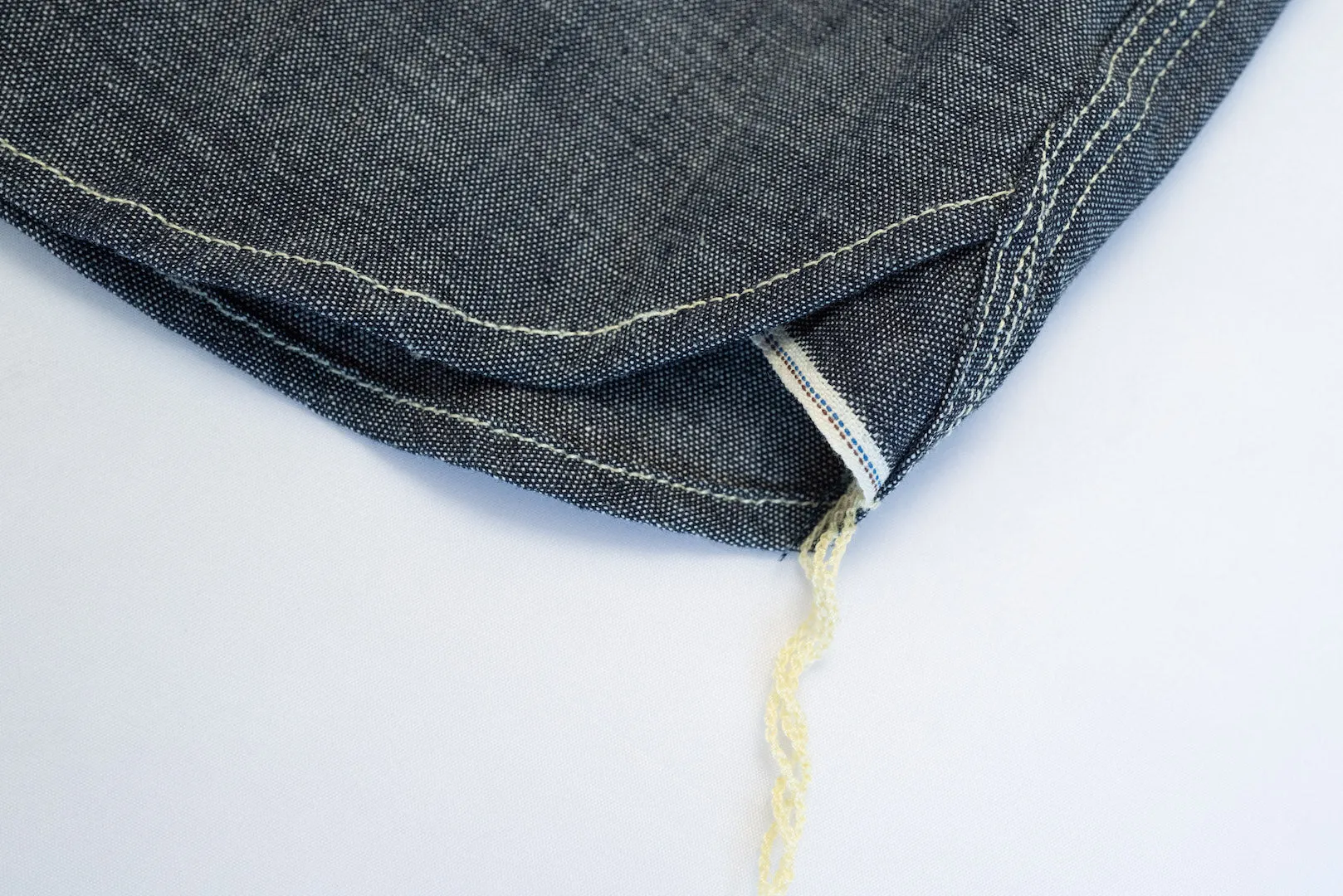 Unique Garment 9oz 'Stanley' Selvage Chambray Work Shirt (Indigo)