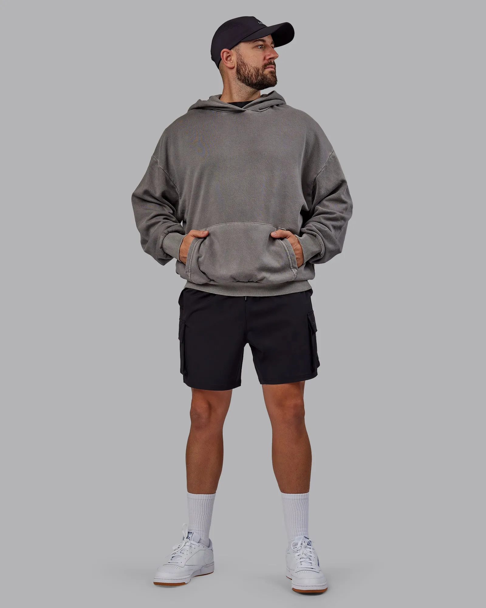 Unisex Miami 25 Washed Hoodie Oversize - Storm Front