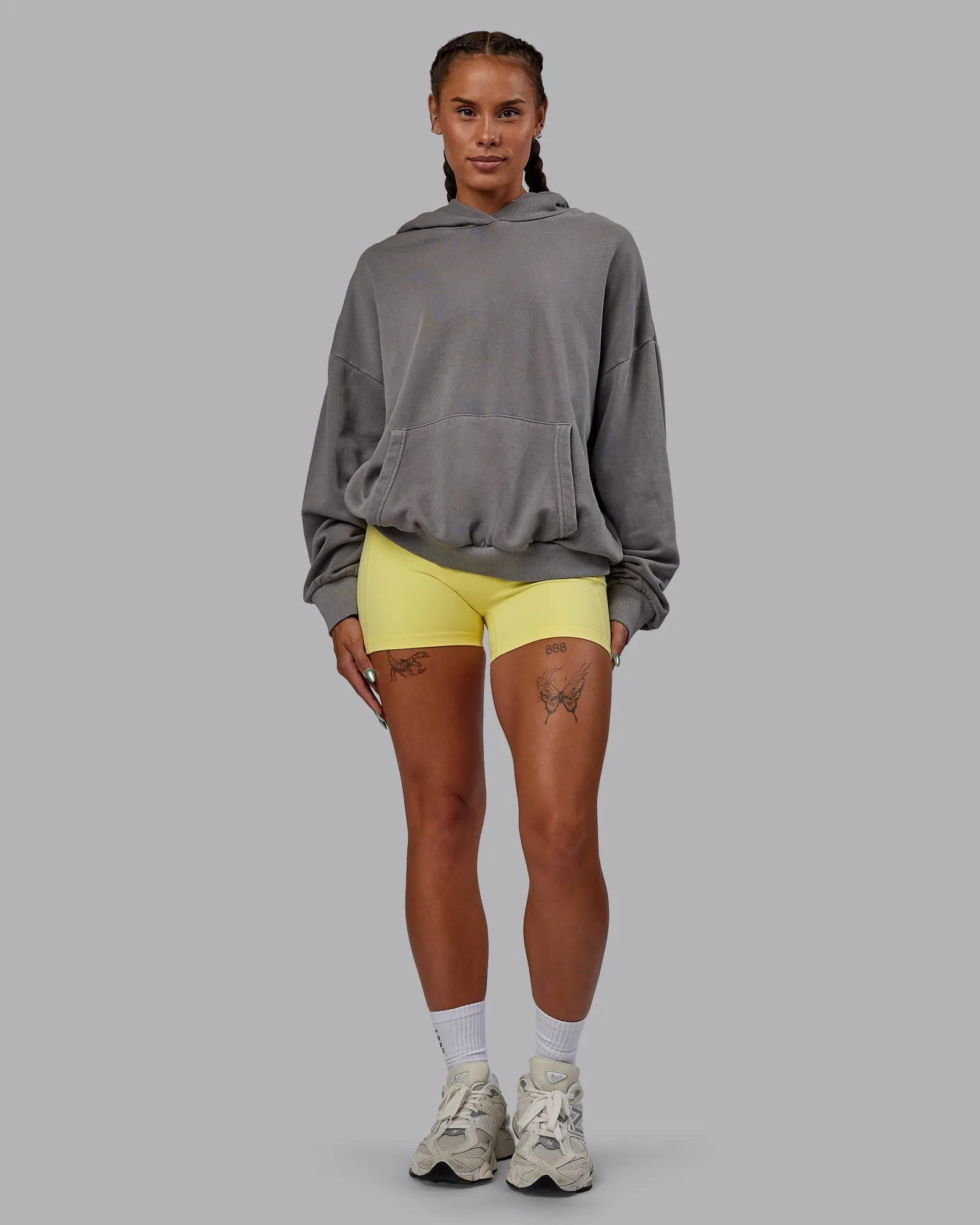 Unisex Miami 25 Washed Hoodie Oversize - Storm Front