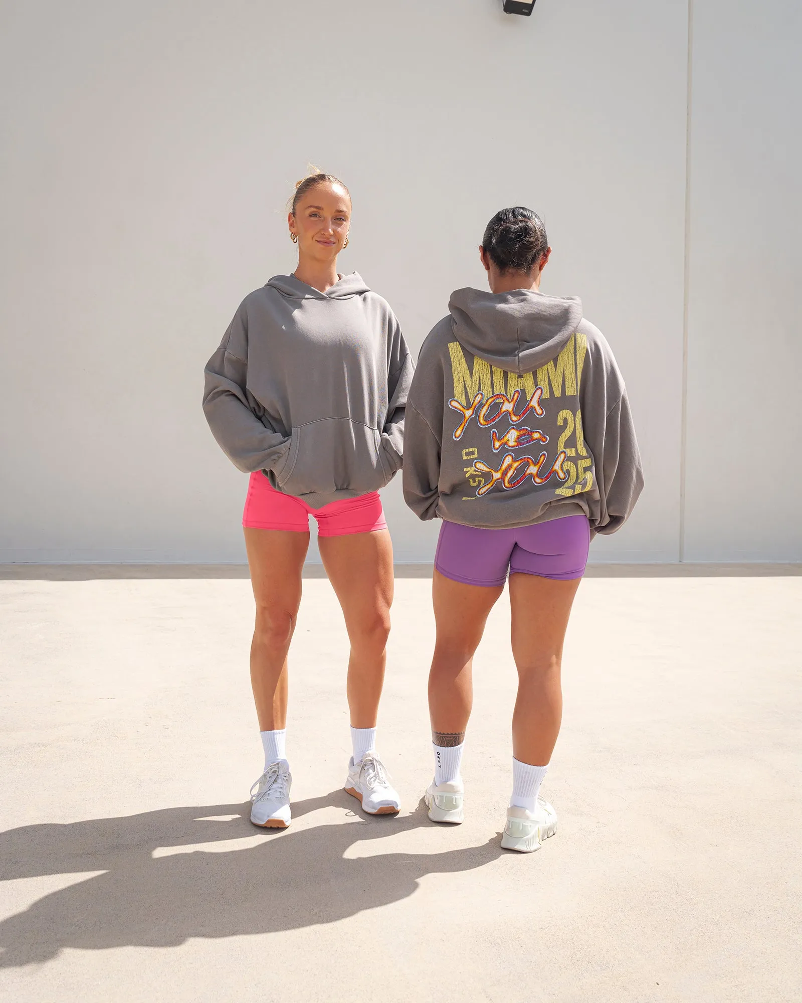Unisex Miami 25 Washed Hoodie Oversize - Storm Front