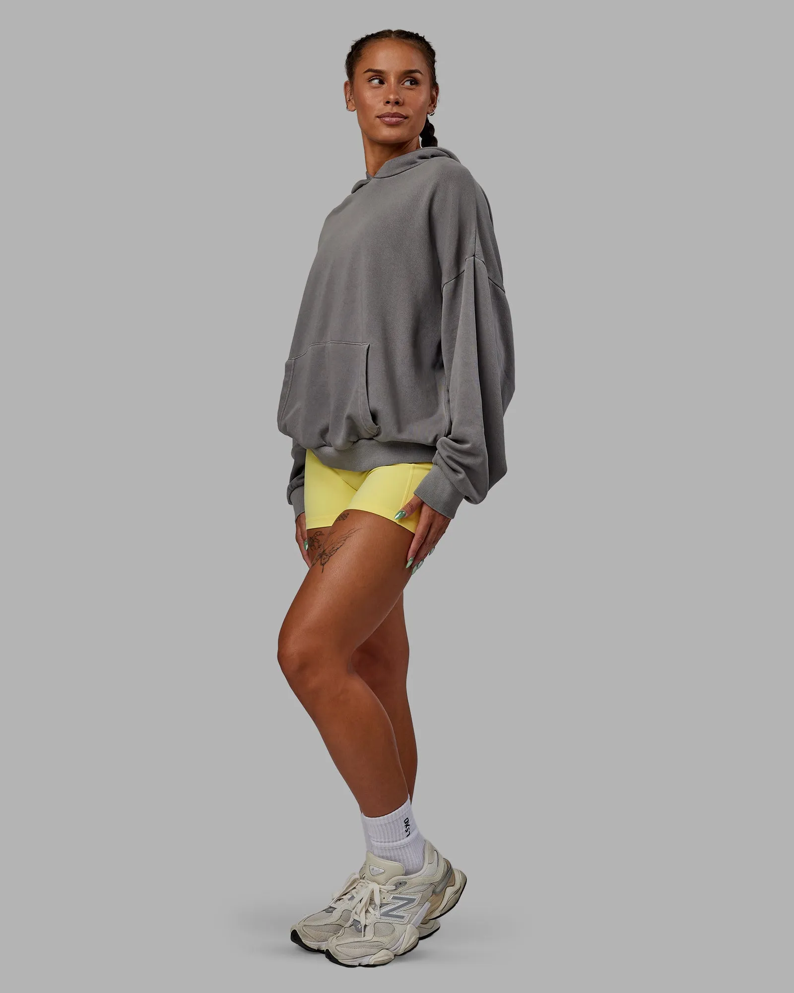 Unisex Miami 25 Washed Hoodie Oversize - Storm Front