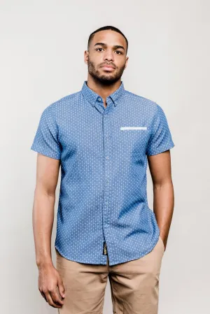 United By Blue Wenlock Chambray Organic Cotton Shirts CLEARANCE