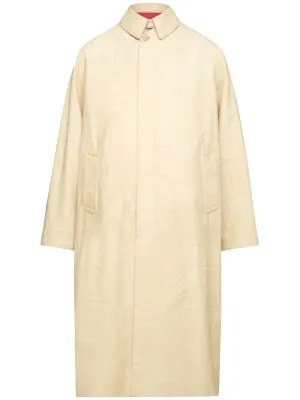 Utility cotton trench coat