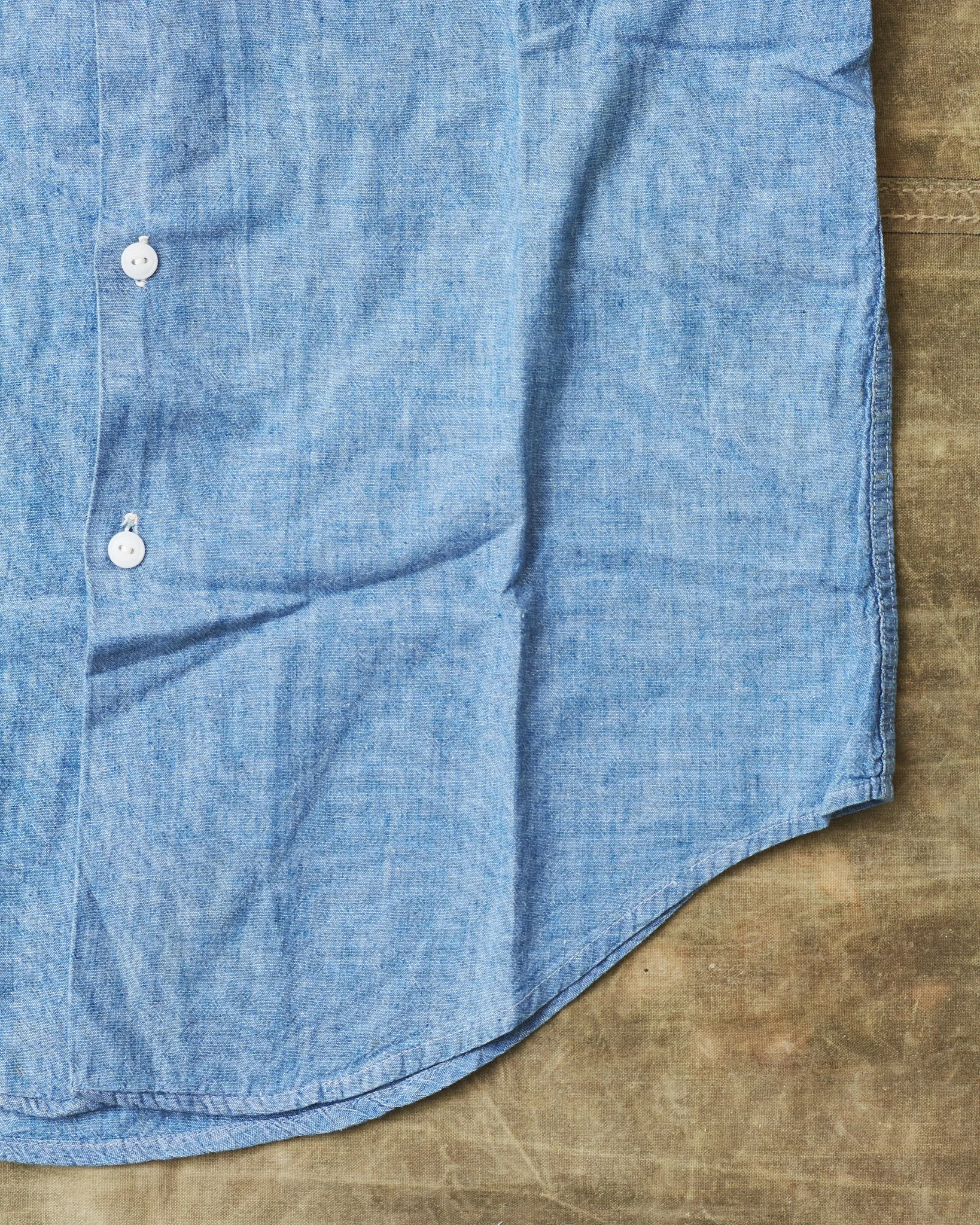 Vintage 1960's Big Mac Chambray Short Sleeve Shirt M