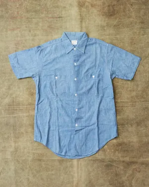 Vintage 1960's Big Mac Chambray Short Sleeve Shirt M