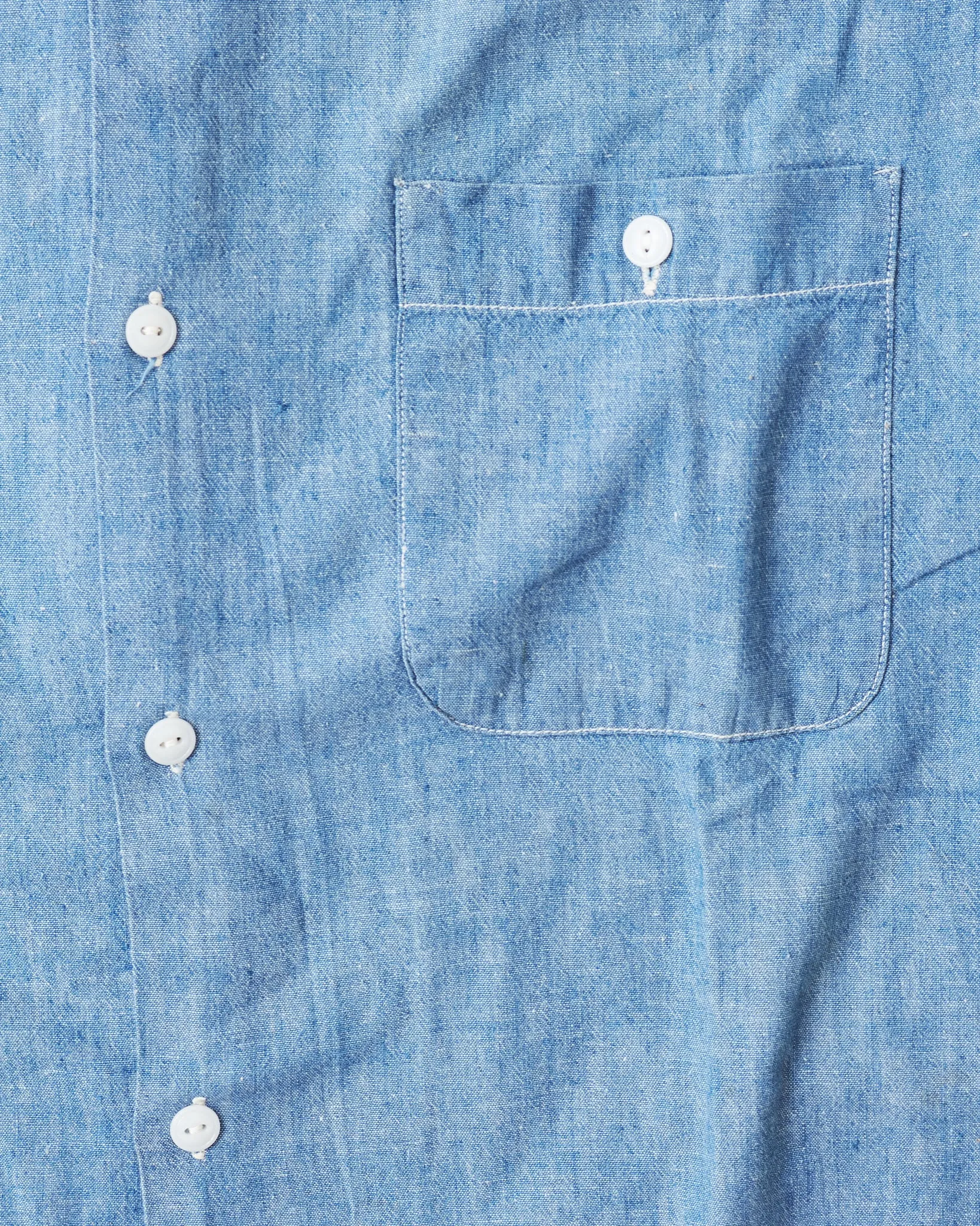 Vintage 1960's Big Mac Chambray Short Sleeve Shirt M