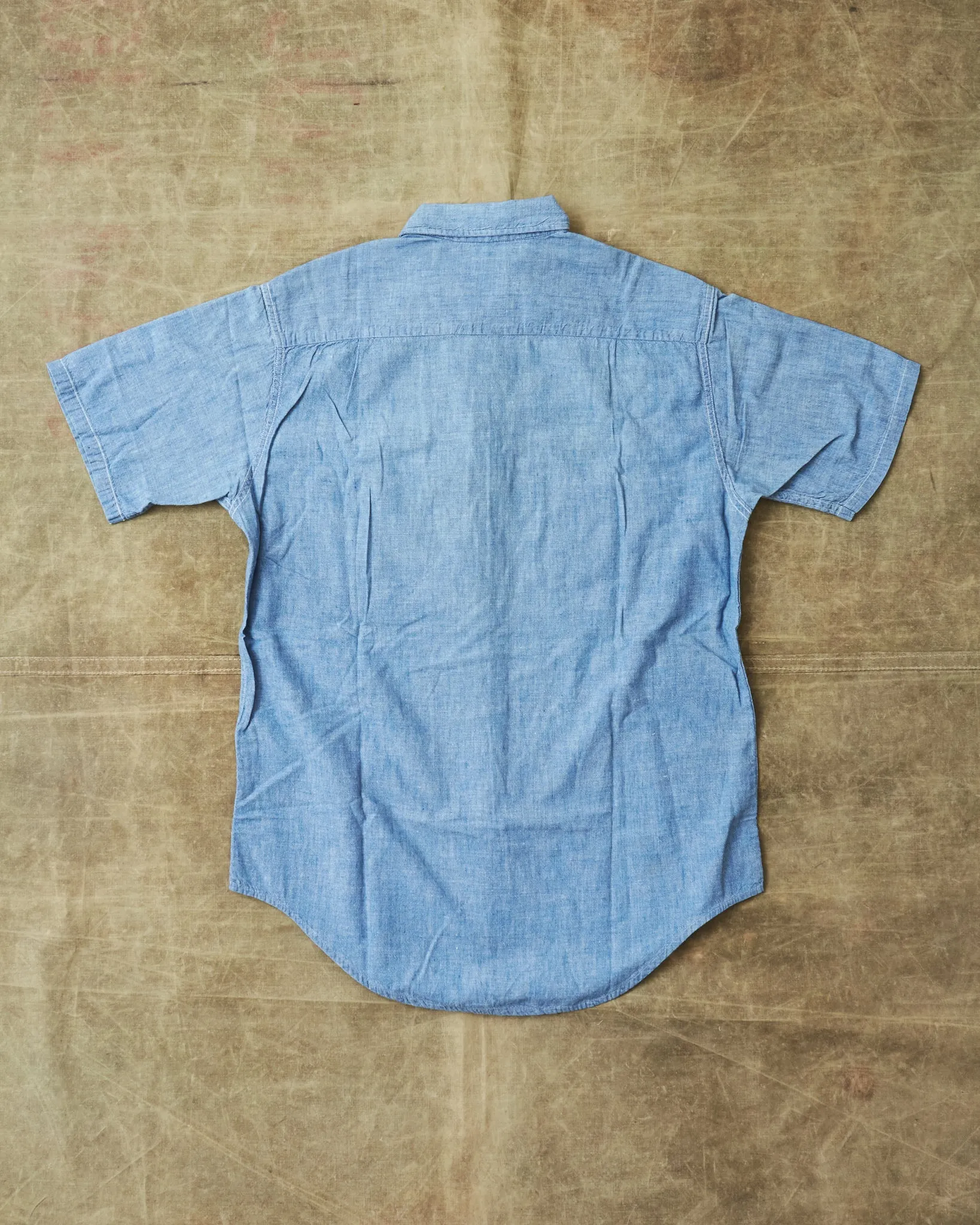 Vintage 1960's Big Mac Chambray Short Sleeve Shirt M