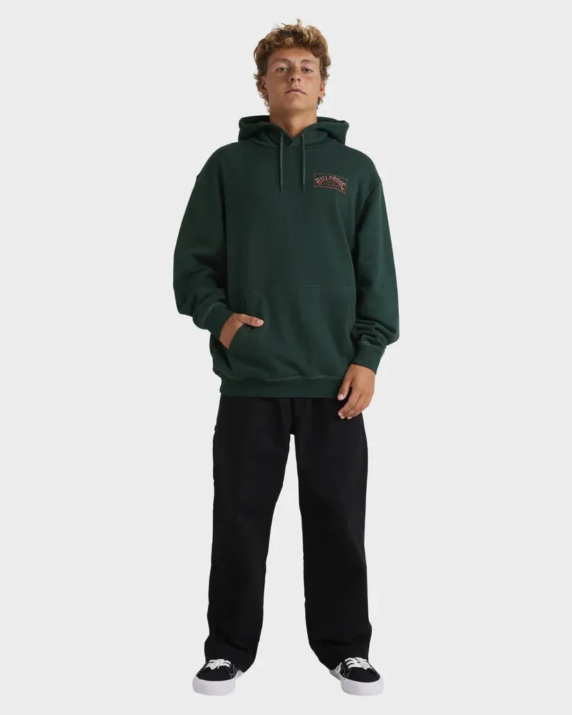 Vintage Arch Pop Hood - Deep Forrest
