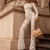 Vintage white lace high neck long pants bandage jumpsuits