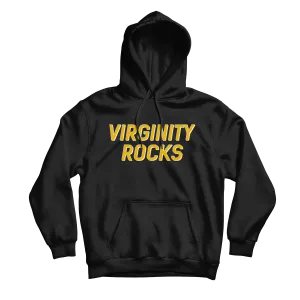Virginity Rocks Black Hoodie