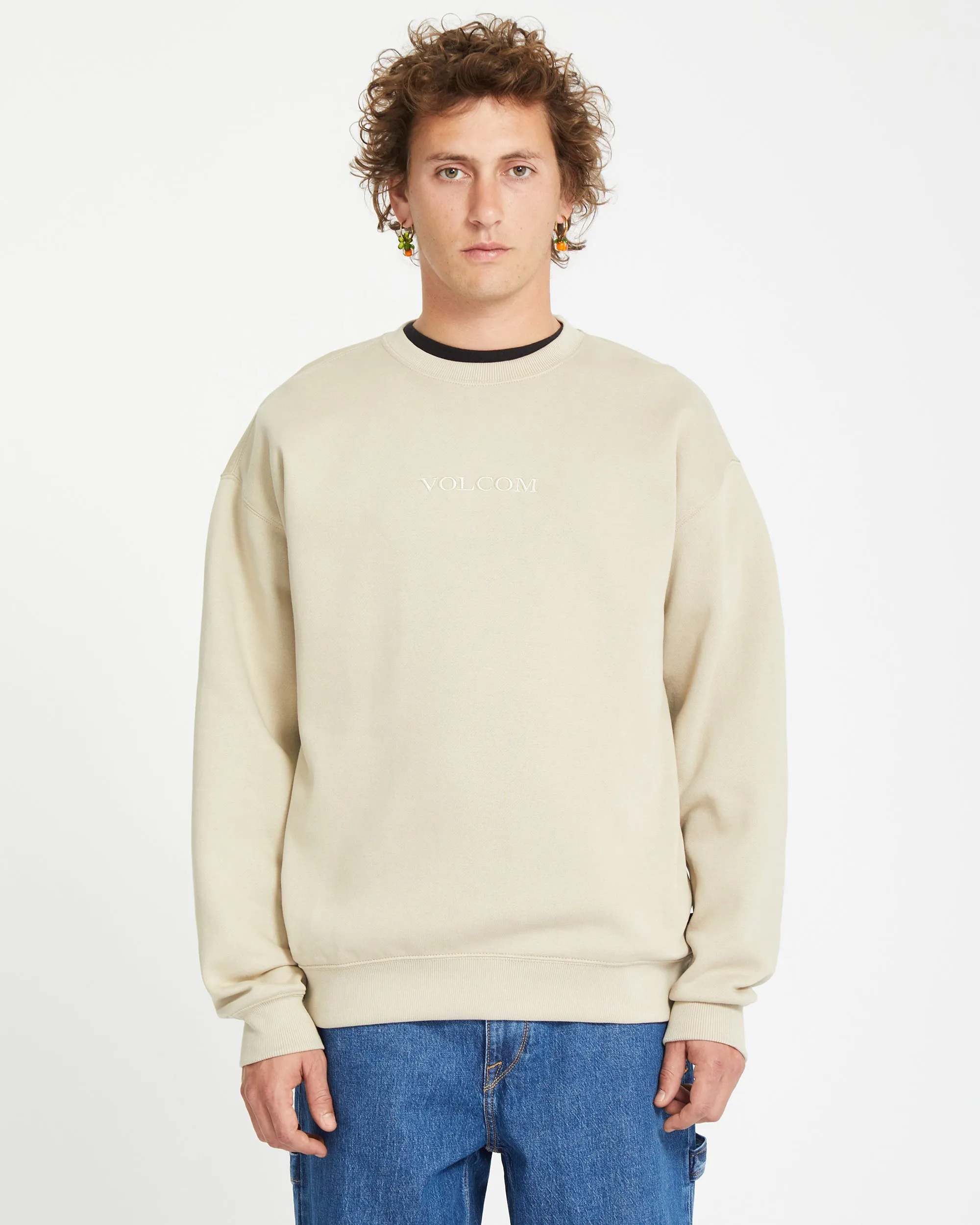 Volcom Stone Sweatshirt - LIGHT KHAKI