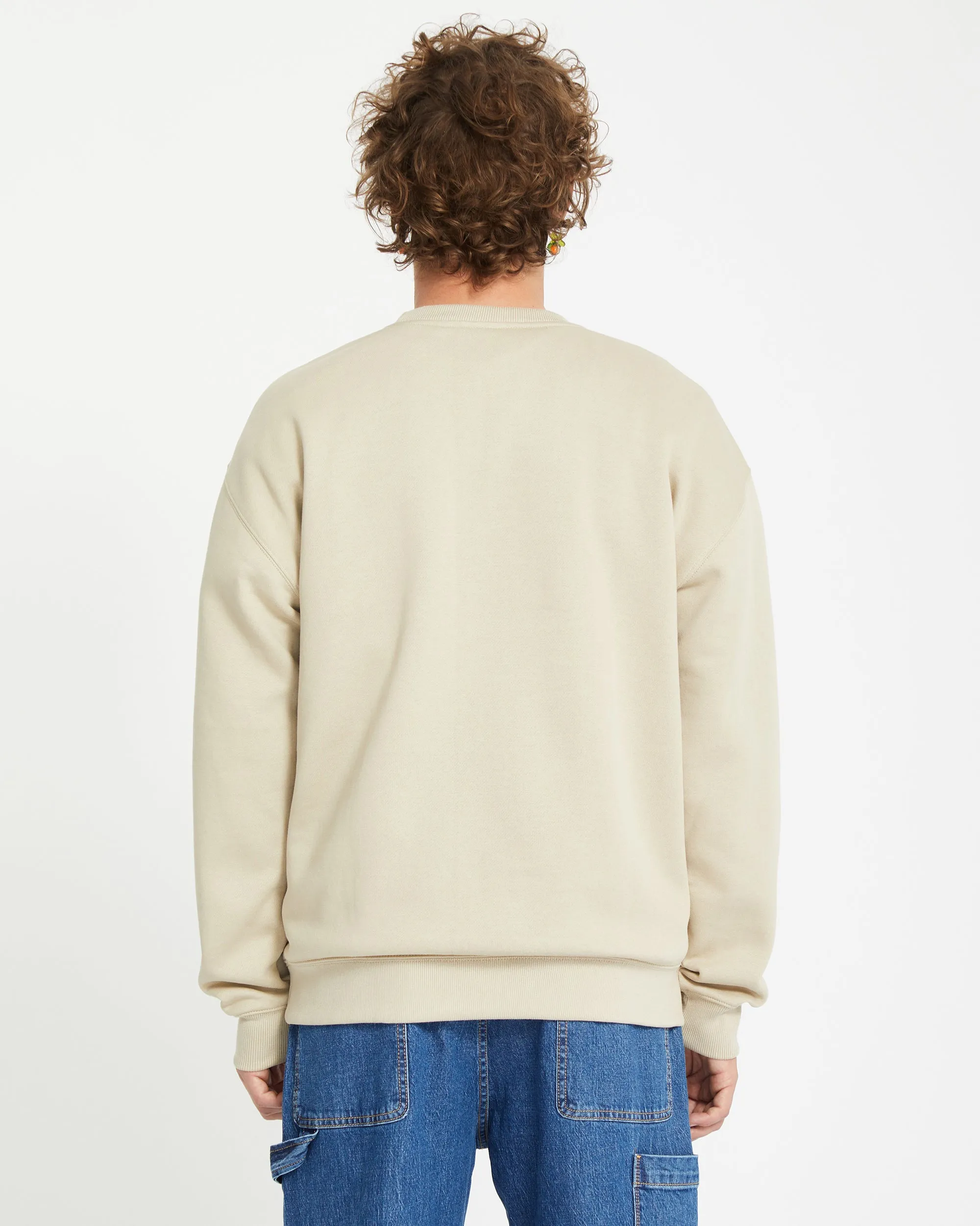 Volcom Stone Sweatshirt - LIGHT KHAKI