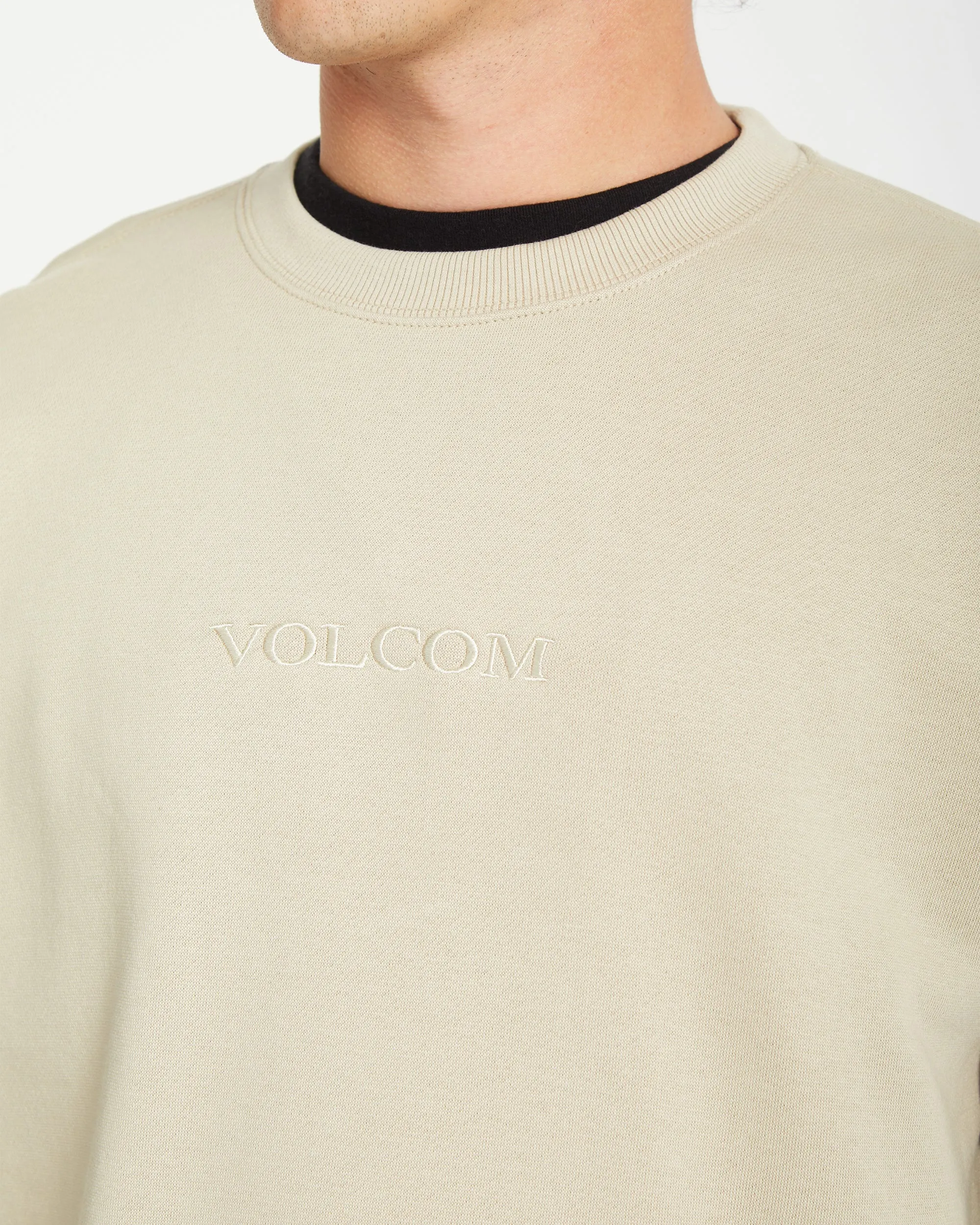 Volcom Stone Sweatshirt - LIGHT KHAKI