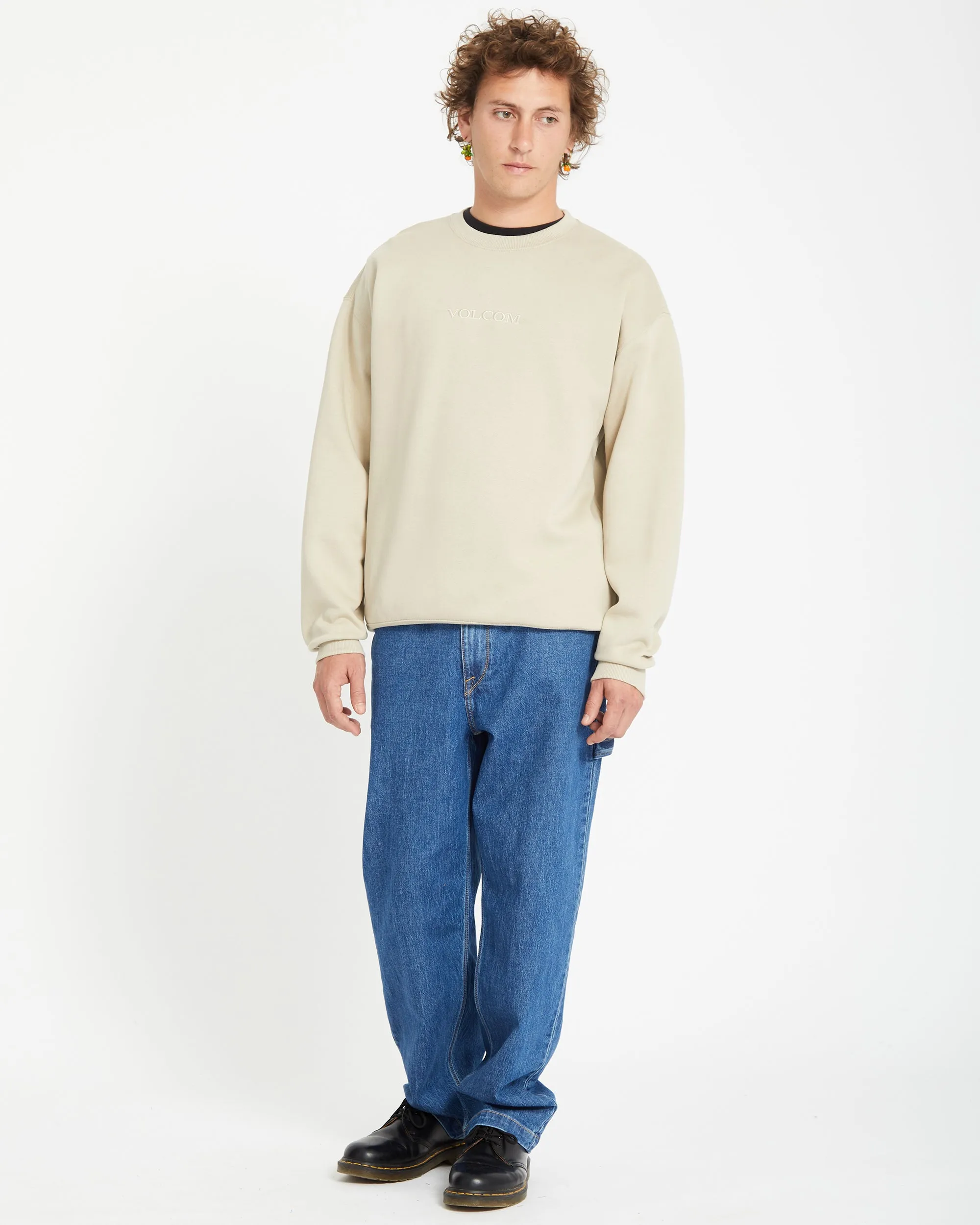 Volcom Stone Sweatshirt - LIGHT KHAKI
