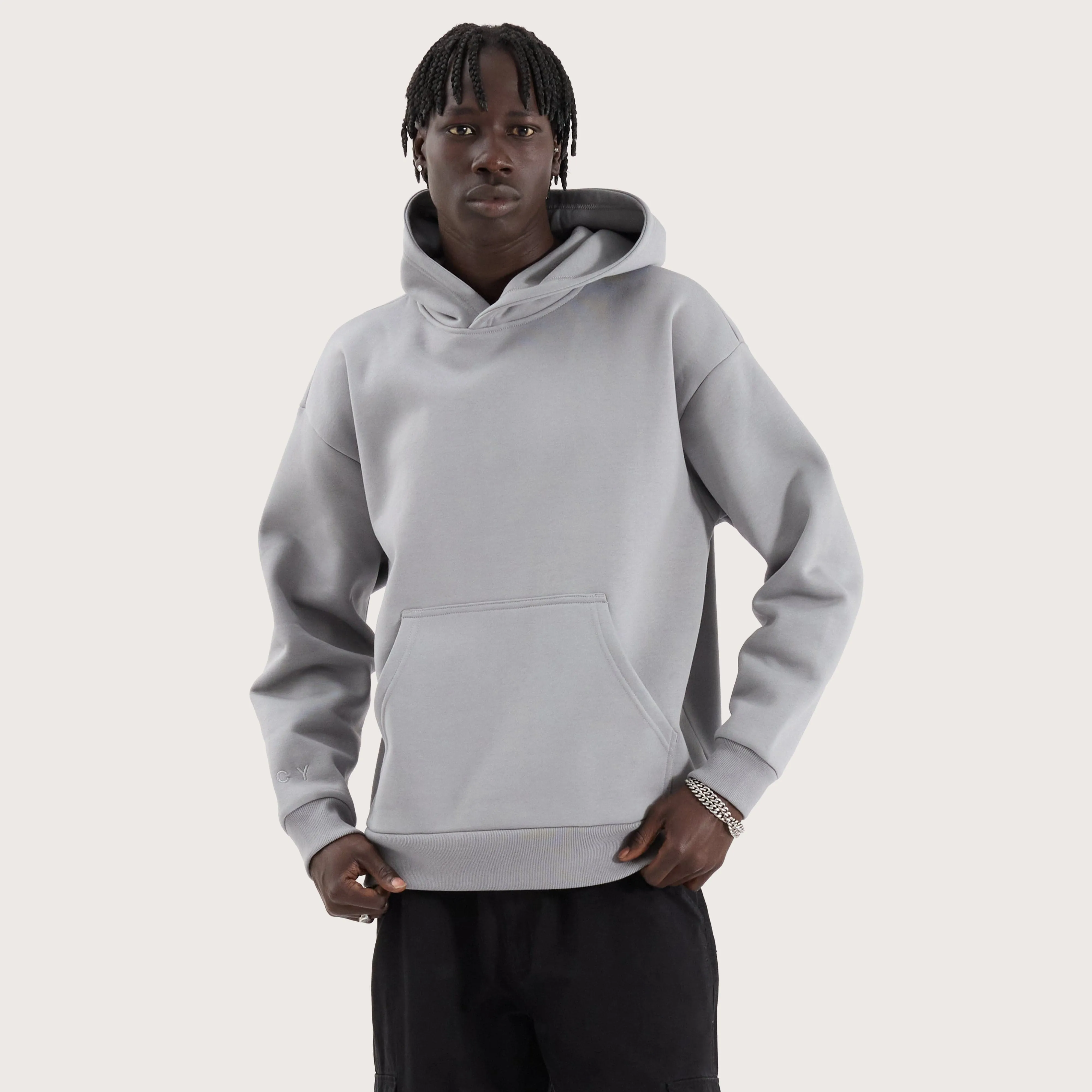 Weyburn Relaxed Hoodie Pigment Ultimate Grey