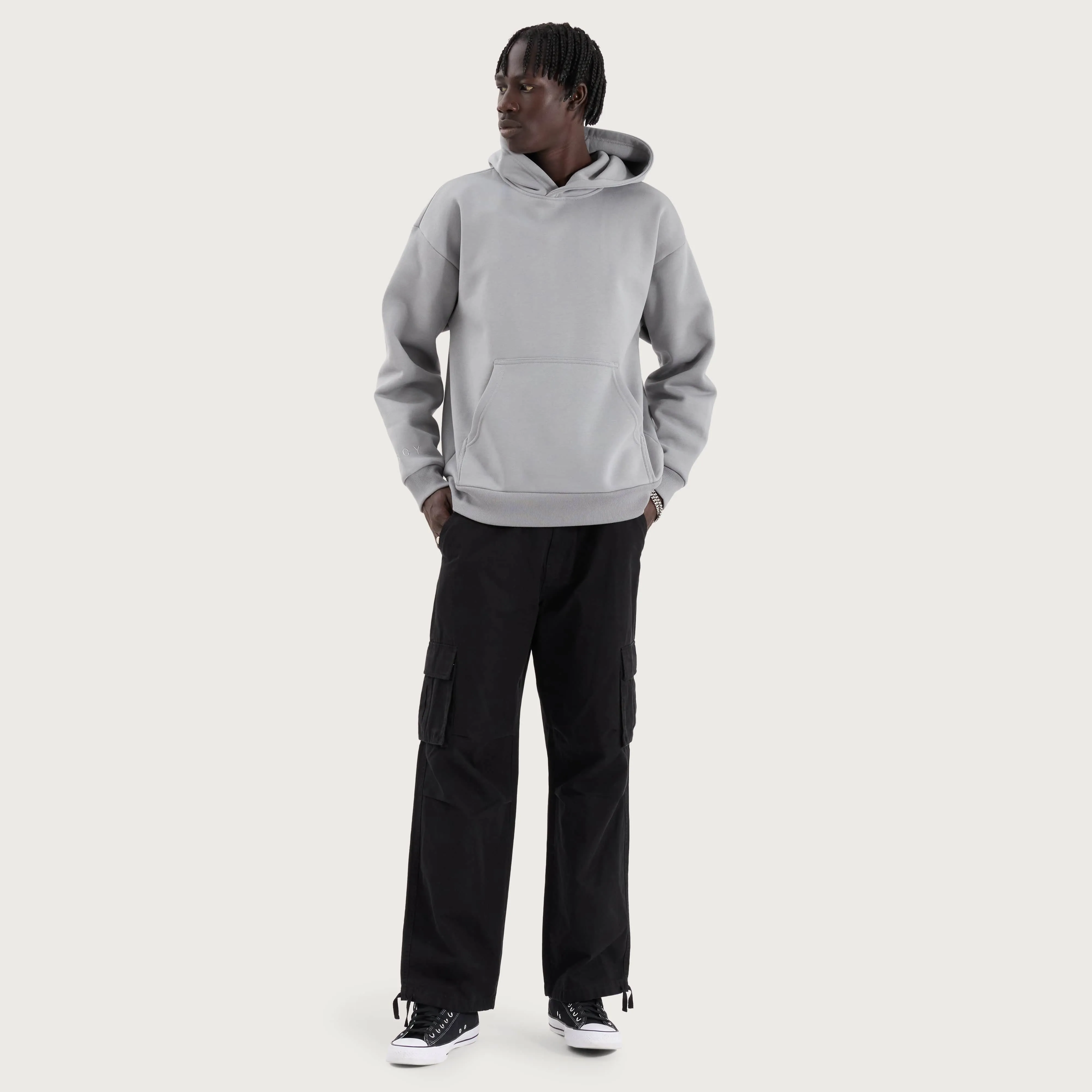 Weyburn Relaxed Hoodie Pigment Ultimate Grey