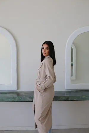 Windswept Trench Coat