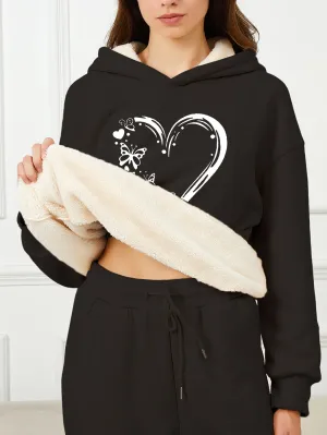 Wolffmode Damen Winter Fleece Hoodie