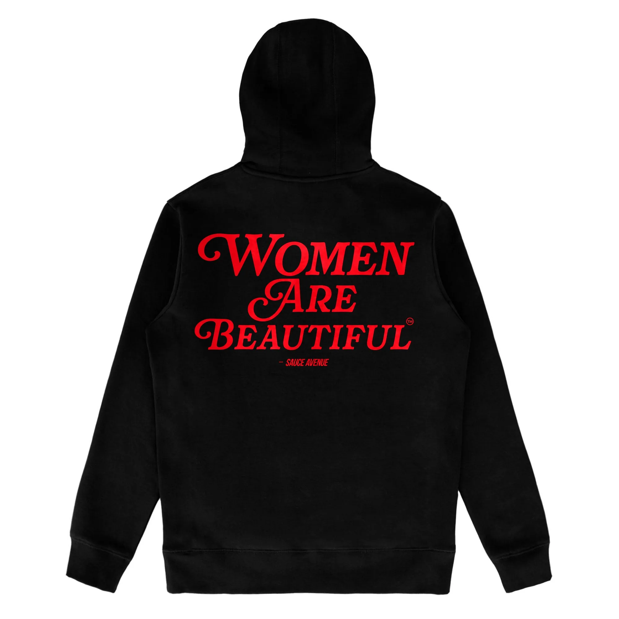 Women Are Beautiful (RD) | Black Hoodie