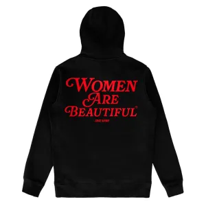 Women Are Beautiful (RD) | Black Hoodie