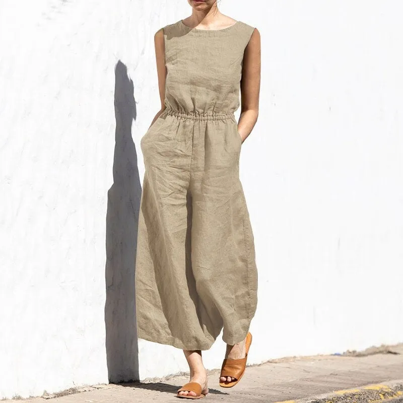 Women Army Green Summer Office Work Jumpsuits
