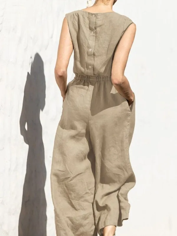 Women Army Green Summer Office Work Jumpsuits
