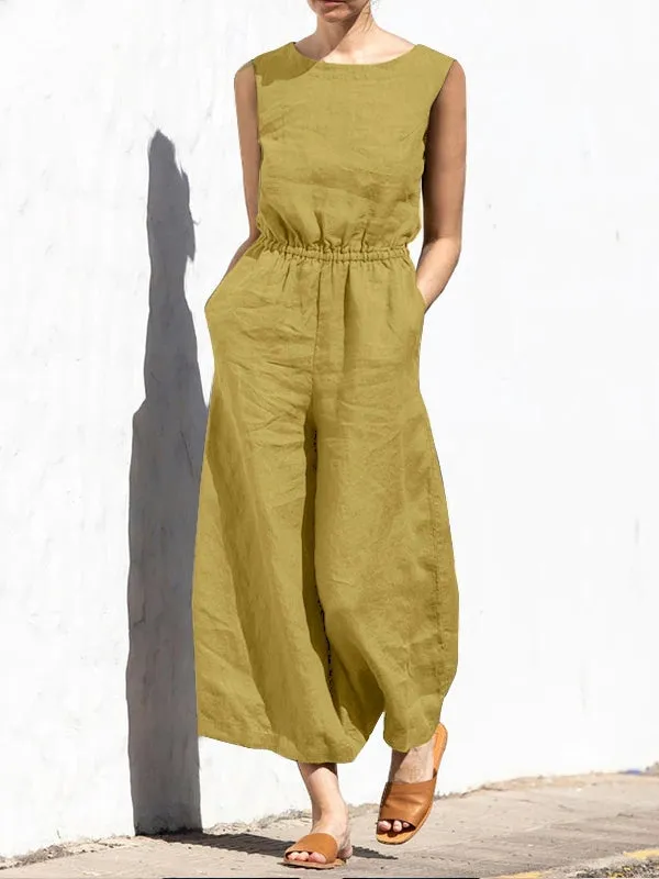 Women Army Green Summer Office Work Jumpsuits