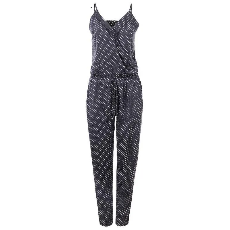 Women Jumpsuits Womens Rompers Jumpsuit Elegant Dot Sleeveless Long Playsuits Plus Size