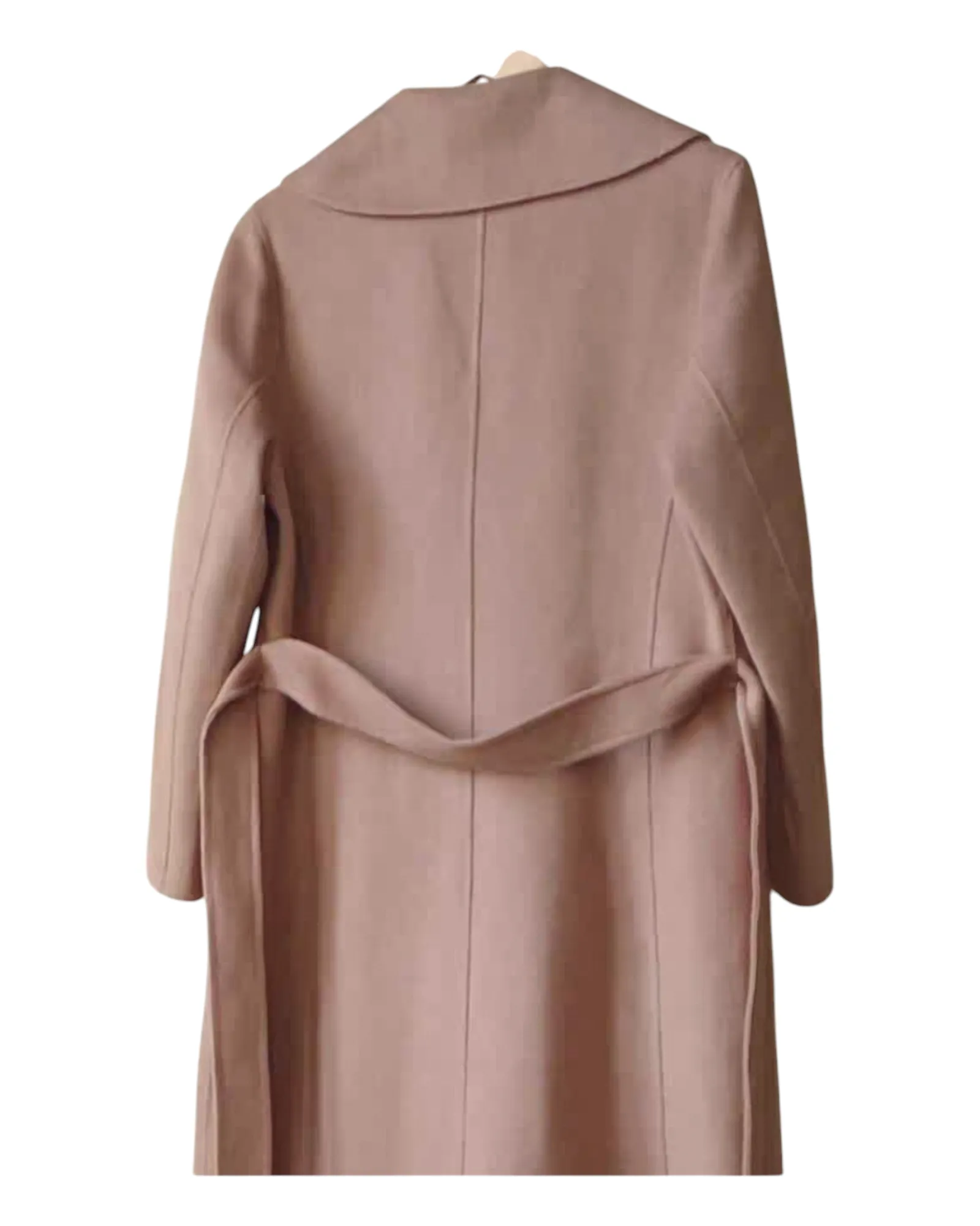 Women's Brown Woollen Trench Coat