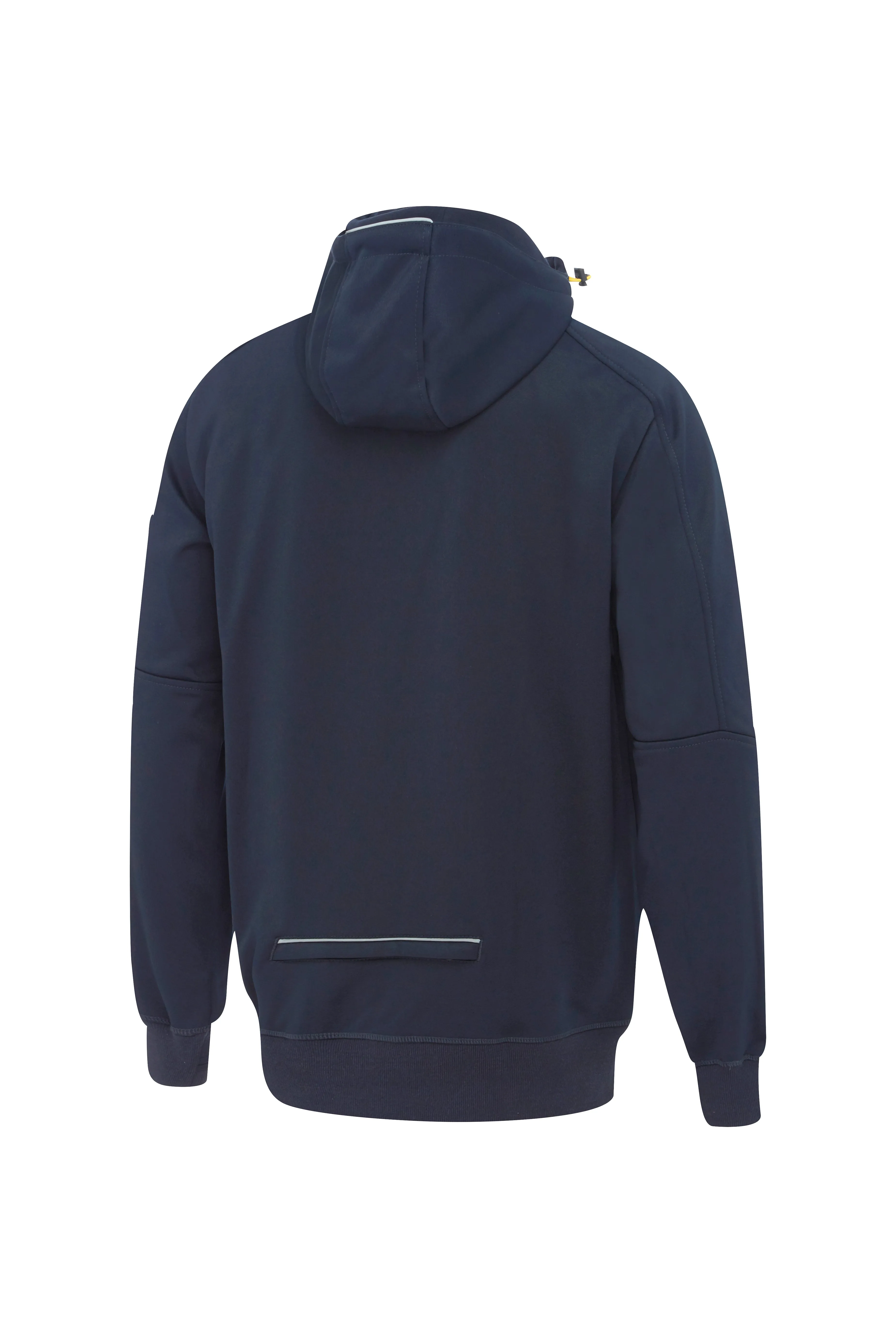 Work Fleece Zip-Front Hoodie With Sherpa Lining