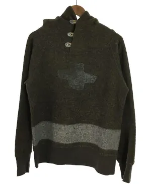 [XL] Kapital Totem Potlach Cross Fleece Pullover Hoodie